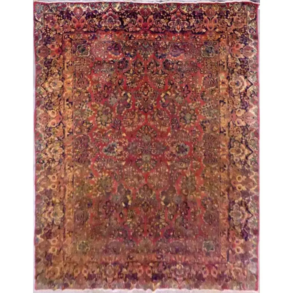 One Of The Kind Persian Sarough Rug 11'9" x 9'2" zandirugs